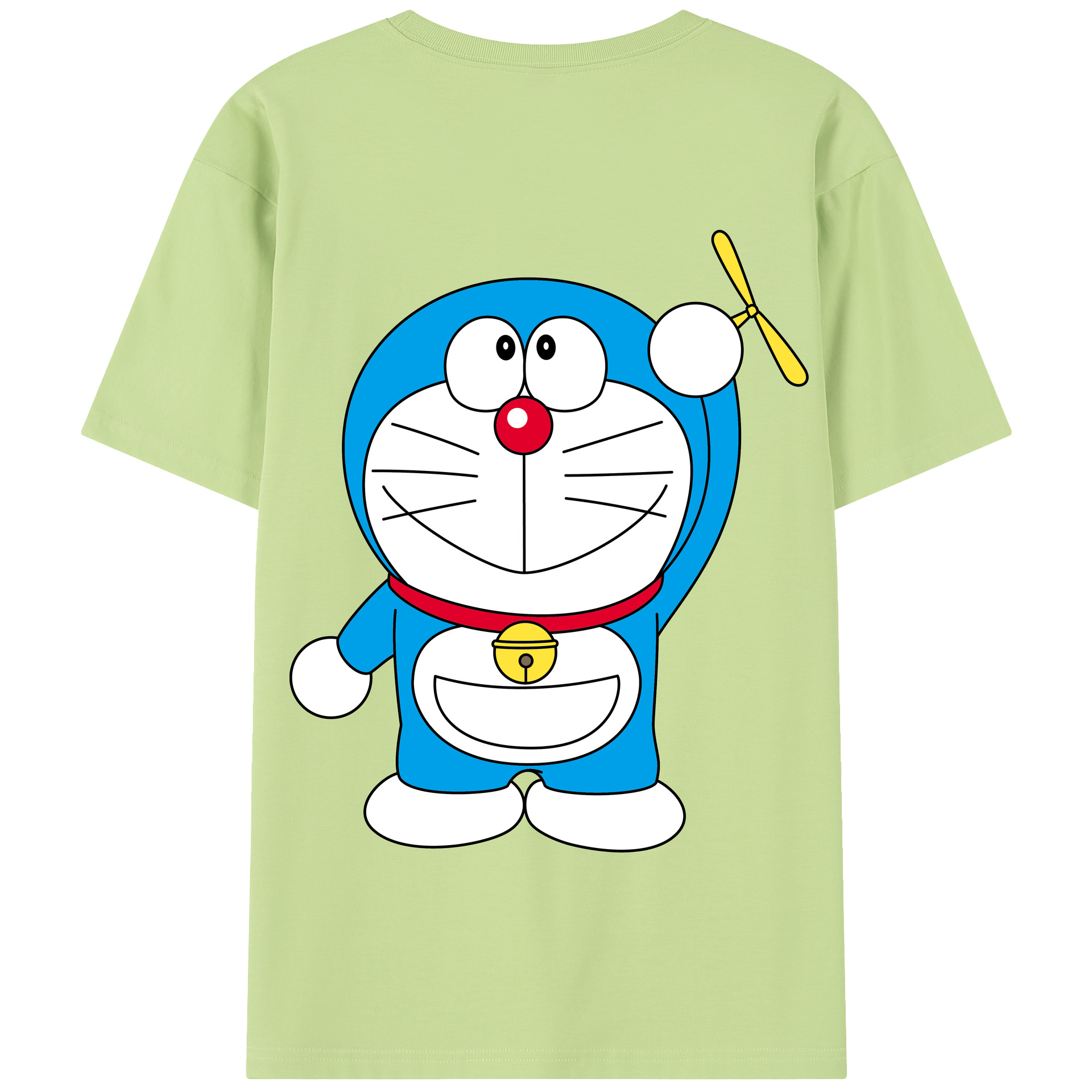 （画像用） ドラえもん Doraemon 綿100％半袖Tシャツ（背面プリント）